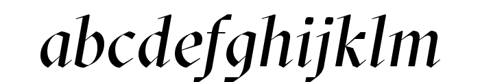 GT Sectra Display Regular Italic Font LOWERCASE