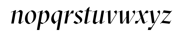 GT Sectra Display Regular Italic Font LOWERCASE