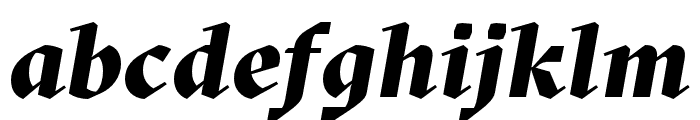 GT Sectra Fine Black Italic Font LOWERCASE