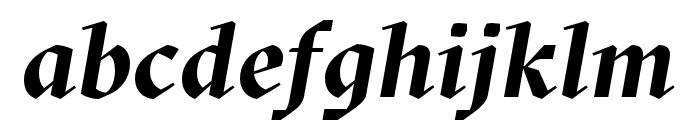 GT Sectra Fine Bold Italic Font LOWERCASE