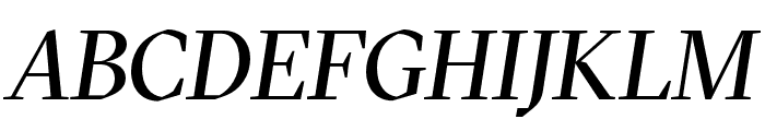 GT Sectra Fine Regular Italic Font UPPERCASE