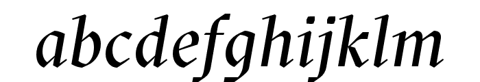 GT Sectra Fine Regular Italic Font LOWERCASE