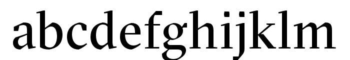 GT Sectra Fine Regular Font LOWERCASE