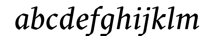 GT Sectra Regular Italic Font LOWERCASE