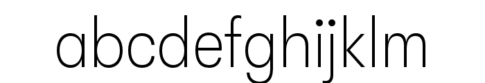 GT Walsheim Condensed Thin Font LOWERCASE