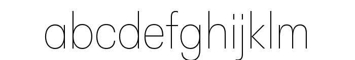 GT Walsheim Condensed Ultra Light Font LOWERCASE