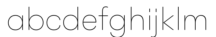 GT Walsheim Ultra Light Font LOWERCASE