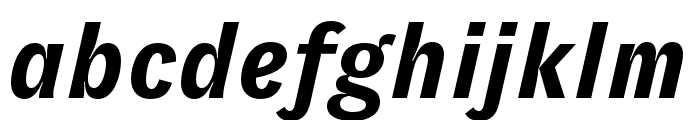 GT Zirkon Bold Italic Font LOWERCASE