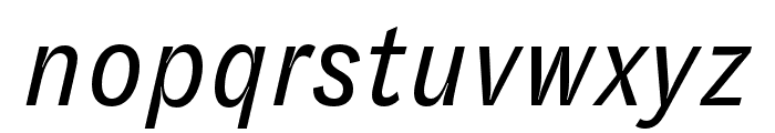 GT Zirkon Book Italic Font LOWERCASE