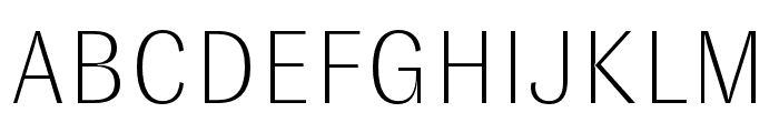 GT Zirkon Thin Font UPPERCASE