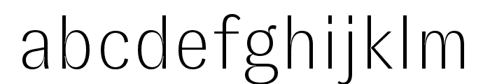 GT Zirkon Thin Font LOWERCASE