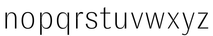 GT Zirkon Thin Font LOWERCASE