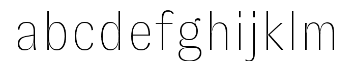 GT Zirkon Ultra Light Font LOWERCASE