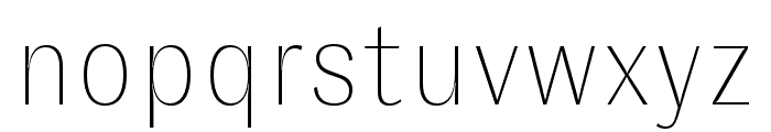 GT Zirkon Ultra Light Font LOWERCASE