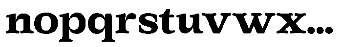 Gts Prase Font LOWERCASE