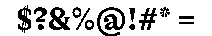 GTAlpina Bd Font OTHER CHARS