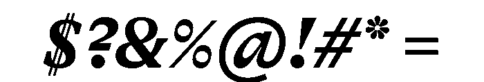 GTAlpina BdIt Font OTHER CHARS