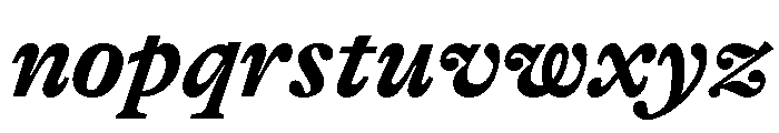 GTAlpina BdIt Font LOWERCASE