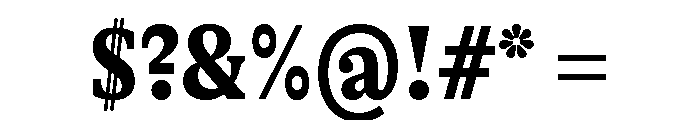 GTAlpina CnBd Font OTHER CHARS