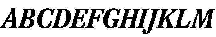 GTAlpina CnBdIt Font UPPERCASE