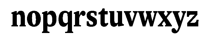 GTAlpina CnBd Font LOWERCASE