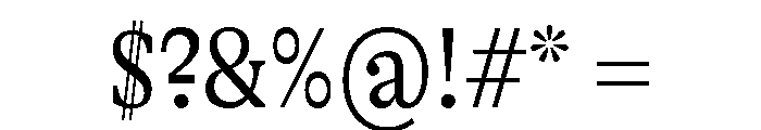 GTAlpina CnLt Font OTHER CHARS