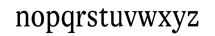 GTAlpina CnLt Font LOWERCASE