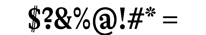 GTAlpina CnMd 2 Font OTHER CHARS