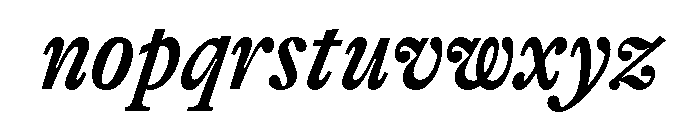 GTAlpina CnMdIt Font LOWERCASE