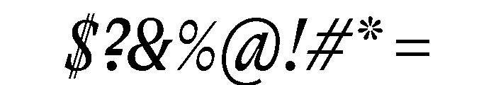GTAlpina CnRgIt 2 Font OTHER CHARS