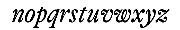 GTAlpina CnRgIt 2 Font LOWERCASE