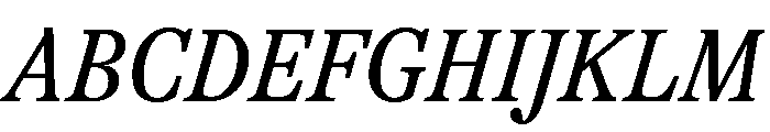 GTAlpina CnRgIt Font UPPERCASE
