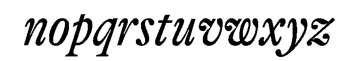 GTAlpina CnRgIt Font LOWERCASE