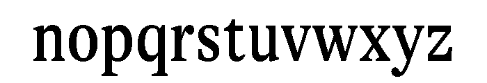 GTAlpina CnRg Font LOWERCASE