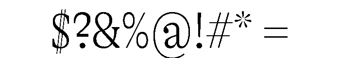 GTAlpina CnTh 2 Font OTHER CHARS
