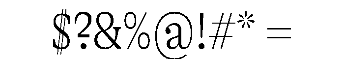 GTAlpina CnTh Font OTHER CHARS