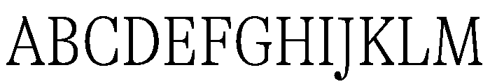 GTAlpina CnTh Font UPPERCASE