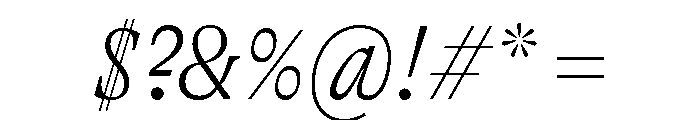 GTAlpina CnThIt 2 Font OTHER CHARS