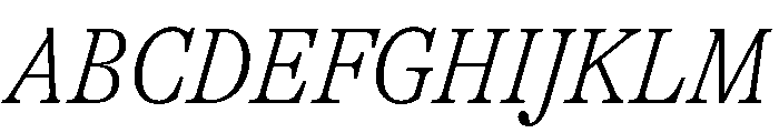 GTAlpina CnThIt 2 Font UPPERCASE