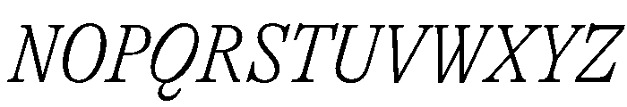 GTAlpina CnThIt 2 Font UPPERCASE