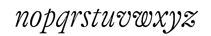 GTAlpina CnThIt 2 Font LOWERCASE