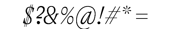 GTAlpina CnThIt Font OTHER CHARS