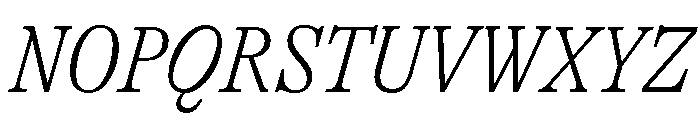 GTAlpina CnThIt Font UPPERCASE