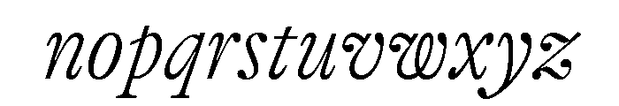 GTAlpina CnThIt Font LOWERCASE