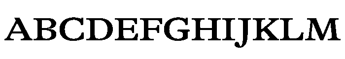 GTAlpina ExtBd Font UPPERCASE