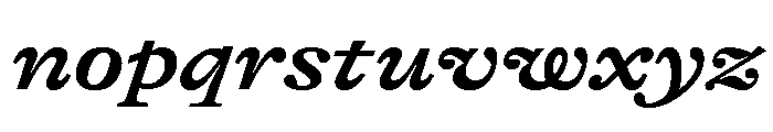 GTAlpina ExtBdIt Font LOWERCASE