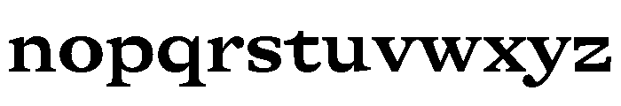 GTAlpina ExtBd Font LOWERCASE