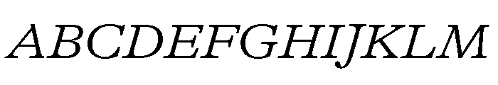 GTAlpina ExtLtIt 2 Font UPPERCASE