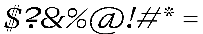 GTAlpina ExtLtIt Font OTHER CHARS