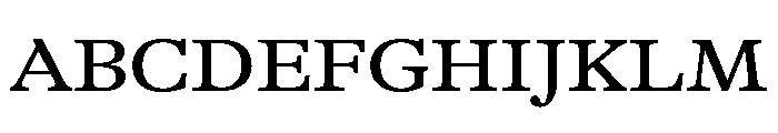 GTAlpina ExtMd Font UPPERCASE